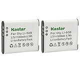 Kastar 2-Pack Battery Replacement for Casio Exilim EX-TR350s, Exilim EX-TR50, Exilim EX-TR50GD, Exilim EX-TR50RD, Exilim EX-TR50VT, Exilim EX-TR500, Exilim EX-TR550, Exilim EX-TR60, Exilim EX-TR600