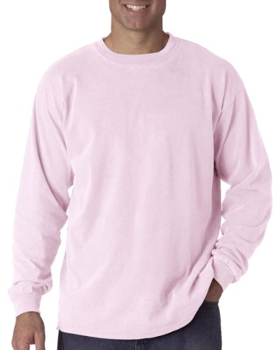 Comfort Colors Ringspun Garment-Dyed Long-Sleeve T-Shirt (C6014)- BLOSSOM, L