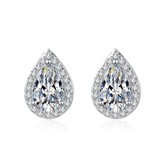 Moissanite boucles d'oreilles goutte d'eau StarGems pour sublimer vos soirées