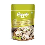 Happilo Premium California Roasted & Salted Pistachios 200g |Healthy Snacks, Dry Fruits, Pista|Tasty & Healthy | High in Protein & Dietary Fiber | Low Calorie Nuts