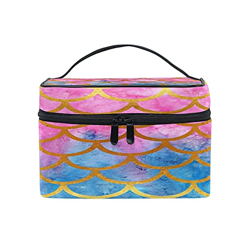 Trousse de maquillage COZYhome bicolore idéale pour vos voyages et week-ends organisés