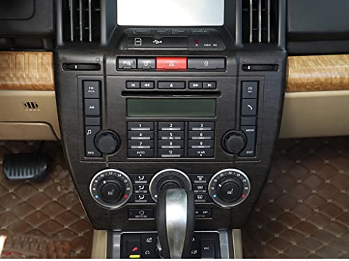 SHIFENG Para Land Rover Freelander 2 2007-2012 ABS roble madera grano coche aire acondicionado modo ajuste (marco de ventilación de aire)