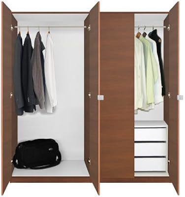Amazon Com Alta Narrow Wardrobe Closet Left Opening Door