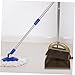KICHOUSE 1Set Broom and Dustpan Set with Long Handle Soft Bristles for Efficient Indoor Cleaning Compact Design for Home Use Durable Materials for All Floor Types