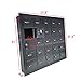 FixtureDisplays® Recess Wall Mount Cell Phone Storage Locker, 25 Doors, Front Admin Access, Resettable Combination Locks 37.4