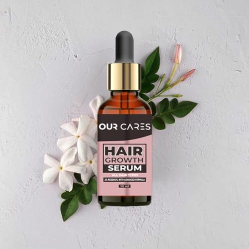 Hair Growth Serum Concentrate – 3% Redensyl, 4% Anagain, 2% Baicapil, Caffeine, Biotin, Plant Keratin & Rice Water – Hair Growth Serum for Men & Women