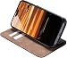 Produktbild JT Berlin Bookcase Tegel Echtleder Hülle kompatibel mit Apple iPhone 16 Pro (Premium Flip-Case, Standfunktion, EC-Kartenfächer, Magnetverschluss) schwarz