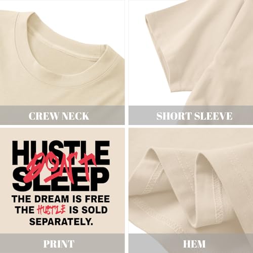 Oversized Graphic Tshirts for Men Streetwear Vintage Letter Shirt Inspirational Motivational Positive Cotton Shirts 6