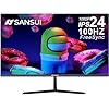 SANSUI Monitor 24 inch 100Hz IPS 1080P Computer Monitor HDMI VGA HDR Tilt Adjustable/VESA Compatible, for Game and Office (ES-24X3AL HDMI Cable Included)