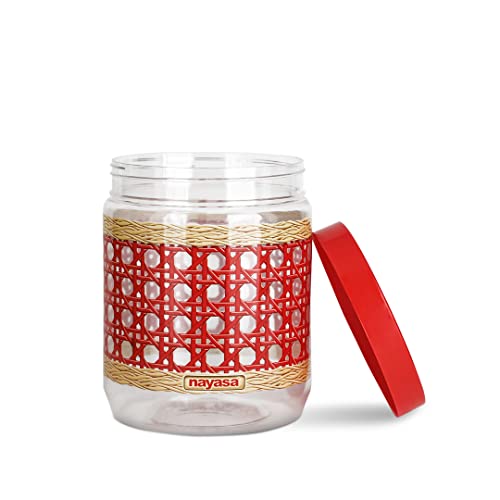 Image of Nayasa Sparkle Containers, 1900 ML (Set of 2), Red