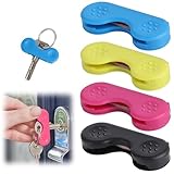 HotoPink 4 Pack Key Turner Aid, Easy Grip Key Handles for People with Arthritis, Ergonomic Lightweight Key Handle for Arthritis, Elderly, Disabled & Weak Hands