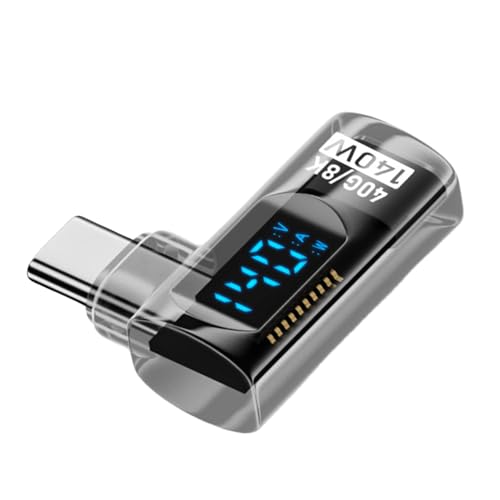 Connettore adattatore per display digitale USB C con ricarica rapida da 140 W e doppia trasmissione da 40 Gbps 8K60HZ LED di proiezione dello schermo