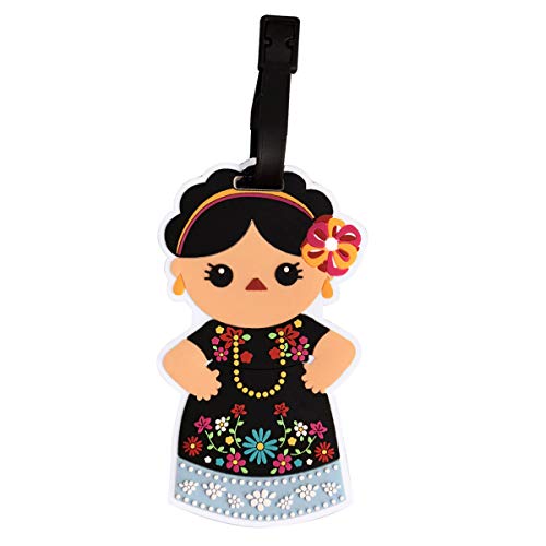 By Mexico Muñeca Oaxaca Luggage Tag