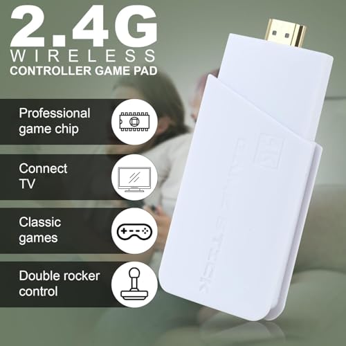 Game Switch M18 Retro Gaming Console with 4K Ultra HD Game Stick, 2.4G Wireless Controller, 24000+ Games, 10 Emulators, Army Green 5 41M8ZJMFTeL