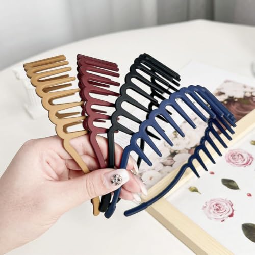 Diversa Store Diversa Pack of 6 Non-Slip Zigzag Hairbands for Women - Image 8