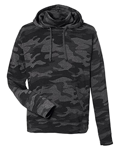 J. America - Gaiter Fleece Hooded Sweatshirt - 8879