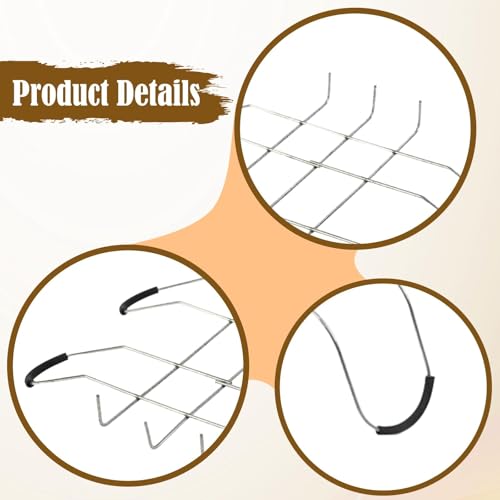 Esquirla Headstone Flower Saddle，Sturdy Heavy-Duty Artificial Flower Arrangement Holder Memorial Wreath Stand for Outdoor Cemetery Graveside Tombstone Decoration image 5