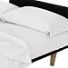 DHP Futon and Twin Sleeper Sofa Microfiber Sheet Set, White