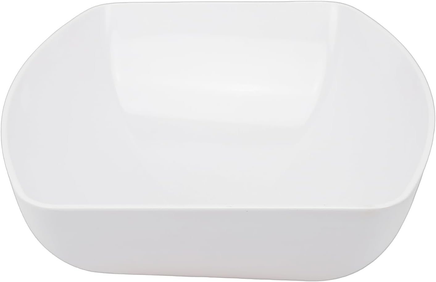 Tbest Acrylic RV Bathroom Sink Smooth Surface Scratchproof Wearproof High Temperature Proof for RVs Yachts Boats
