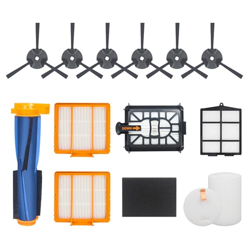 Replacement Parts Compatible with Shark UR2360EEUS UR2360S UR2360 UR2360EEUS X3 Ultra Robot Vacuum (14 Pack)