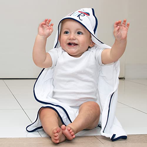 Baby Hooded Towel And Washcloth Set For Infants, Boys And Girls 6-12 Months (Daddy's Sailor) #TOP6