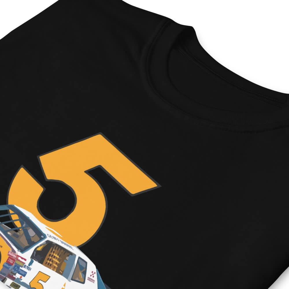 Geoff Bodine 1986 Monte Carlo Race Car Graphic T-Shirt | Car Enthusiast Gift Black