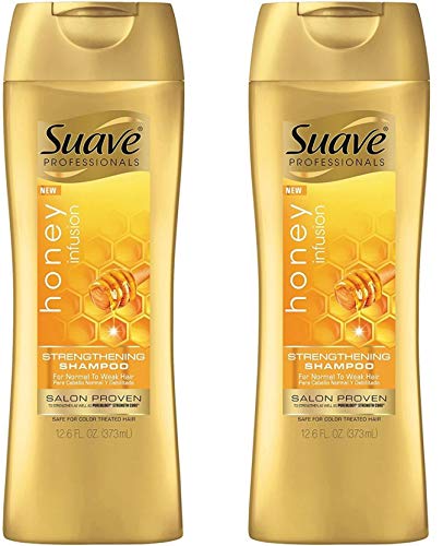 Suave Professionals Strengthening Shampoo, Honey Infusion 12.6 oz (Pack of 2)
