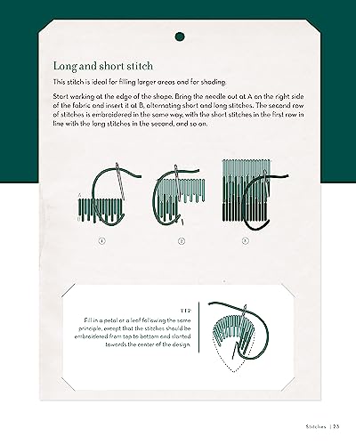 Image of Embroidering Plants and Flowers for Beginners: 33 Plants to Stitch (Landauer) Ready-to-Use Embroidery Patterns Inspired by Nature, with Diagrams, Photos, a Stitch Guide, and Thread Suggestions