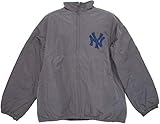 Majestic Athletic New York Yankees Men's X-Large XL Full Zipper Jacket - Gray