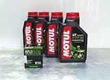  4 Litros de aceite de motor Motul 5100 15W50 Technosynthese sintético