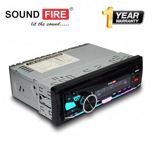 Image of SOUND FIRE 004 Charge Pro+ Dual-USB /FM /SD /AUX /Bluetooth Wireless with Phone Caller Id Receiver Universal Car Stereo (Single Din)