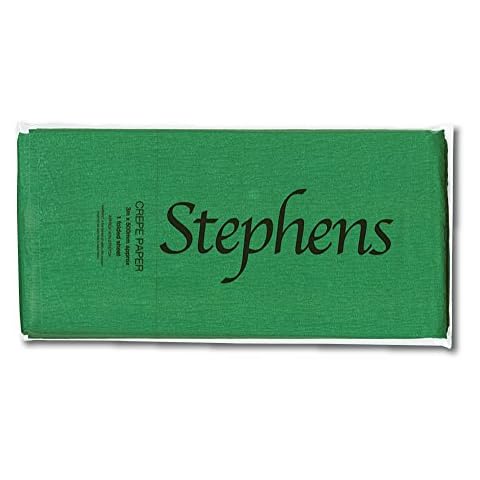 Stephens Green Crepe Paper Sheet for Crafts Cover