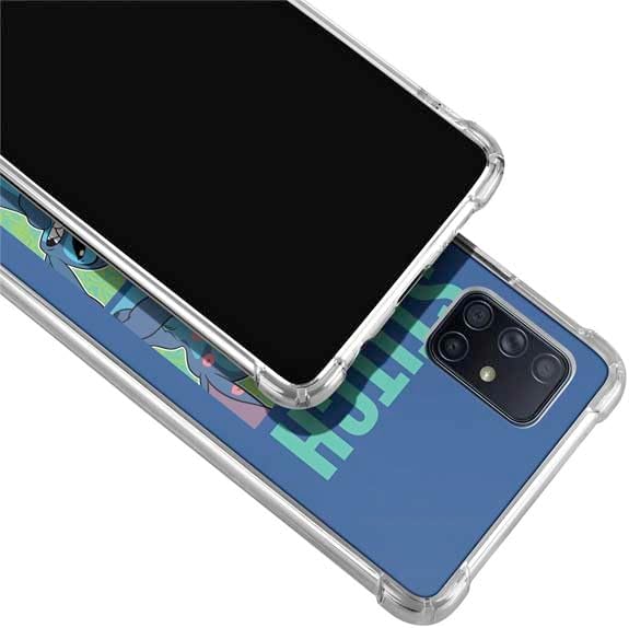 Skinit Clear Phone Case Compatible with Galaxy A71 5G - Officially Licensed Disney Lilo and Stitch Personalities Moods Design
