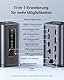 Baseus Docking Station Spacemate Series 11-in-1 Docking Station 3 Monitors with 2 x HDMI 1 x DP 4K @ 60Hz, 3 x USB-A/C 10 Gbps, 1 Gbps Ethernet, 100 W PD, Compatible with Laptop