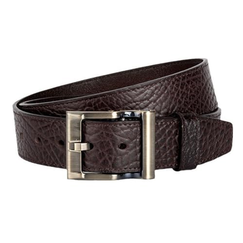 Genuine Leather Belt Men Metal Buckle Crocodile Vintage Belt Casual Dresses Belts for Jeans