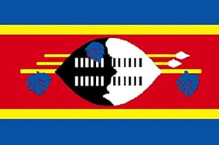 Perfectflags Swaziland Flag 5ft x 3ft Large - 100% Polyester - Metal Eyelets - Double Stitched