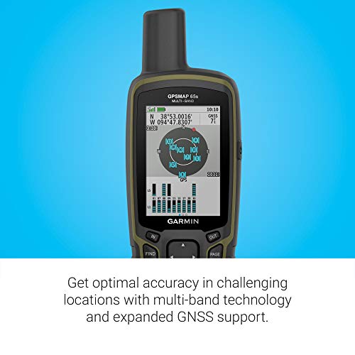 Garmin GPSMAP 65s, Button-Operated Handheld with Altimeter and Compass, Expanded Satellite Support and Multi-Band Technology, 2.6" Color Display by Garmin - Image 4