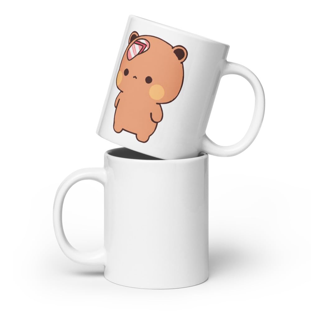 Tazza In Ceramica Bianca Lucida 'Bubu And Dudu' – 11oz, Personalizzata, Lavabile In Microonde E Lavastoviglie - 3