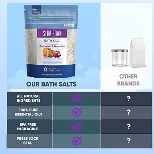 image for Better Bath Better Body Slim Soak Bath Salt 32 Ounces Epsom Salt with 