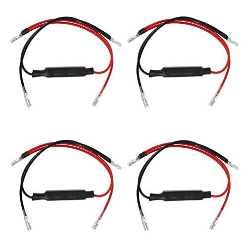 EPLZON 12V 10W Motorrad Lastwiderstand Taschenlampe Blinker Decoder Motorrad Blinkeranzeige Widerstand Adapter Flash Fix Fehler 12V für Motorrad (Packung mit 4 Stück) EPLZON 12V 10W Motorrad Lastwiderstand Taschenlampe Blinker Decoder Motorrad Blinkeranzeige Widerstand Adapter Flash Fix Fehler 12V für Motorrad (Packung mit 4 Stück)