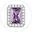 02.February(Amethyst)-Emerald Cut