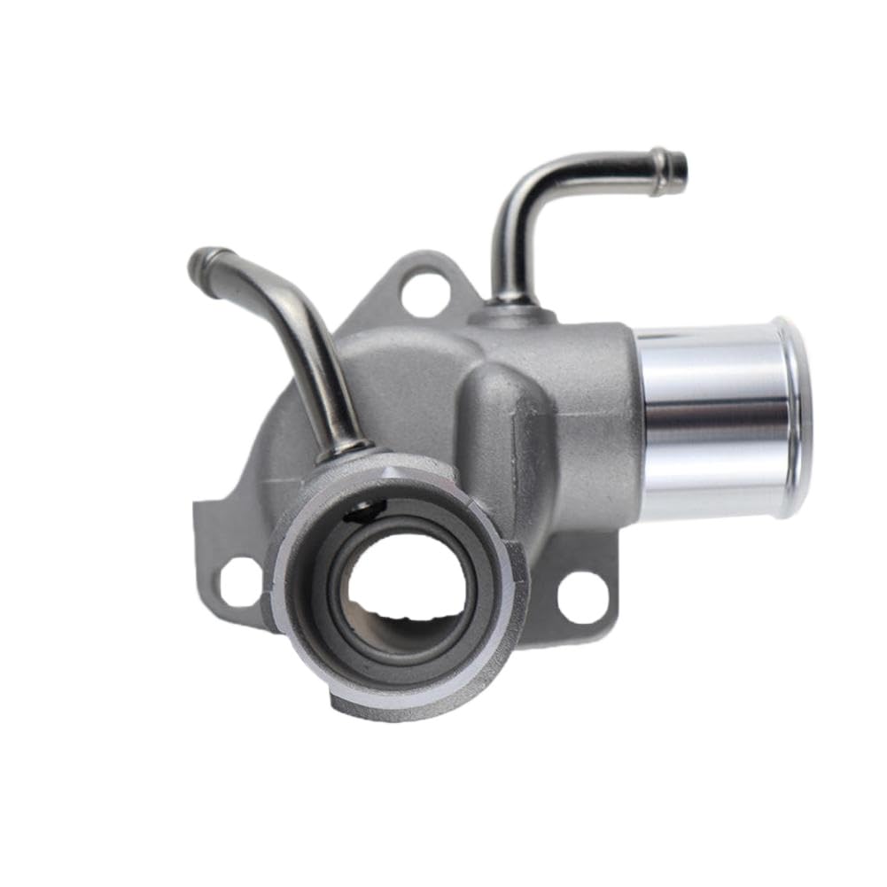 Tapa de la carcasa del termostato de refrigeración del cuello del relleno del radiador de aluminio, salida de agua Compatible con Hiace 1633154111 16331-54111