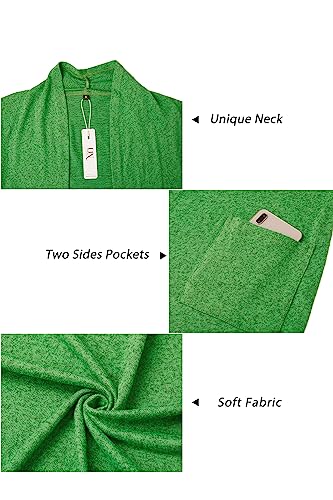 Image of ULTRANICE Cardigan Sweaters Womens Fashion 2025 Spring Lightweight Long Sleeve Casual Tops Clothes Outfits with Pockets