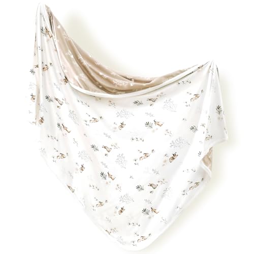 GRSSDER Baby Blankets Super Soft Stretchy Jersey...