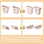 3pcs Diaphragmes en silicone & 3pcs Bouchons pour pompe à sein E10/E20/S1/S1 Pro Pièces de rechange