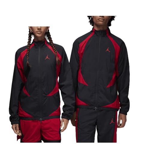 JORDAN DX9367-013 Sport Jam Warm Up Zip Up Mens Jacket - Black/Red