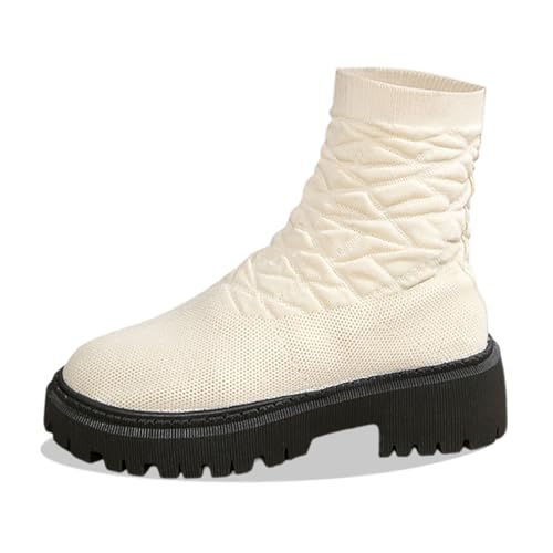 Bottines d'hiver pour femme isolantes pour marcher sans glisser