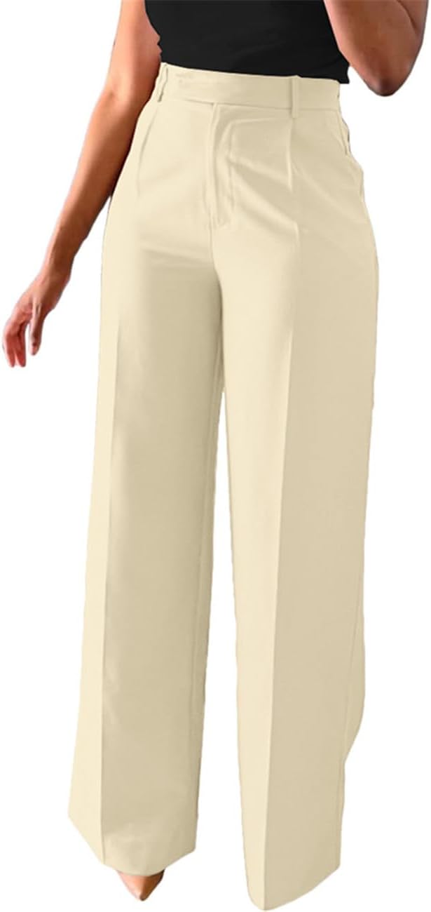 Business Casual Work Pants Dress Office Trousers Slacks with Pockets