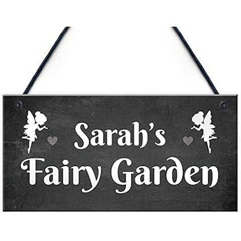 Personalised Fairy Garden Sign by Red Ocean Cover