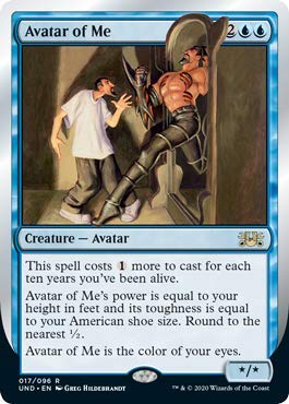 Magic: The Gathering - Avatar of Me - Unsanctioned
